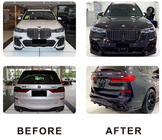 BMW X7 G07 2019- Kit carrozzeria Paradigm Black Knight V1 (per M-Sport 2018-2022) foto 2