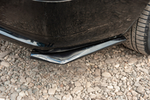 Flap universale copribumper posteriore DPT (ABS) (2pz) (Nero Lucido) foto 2