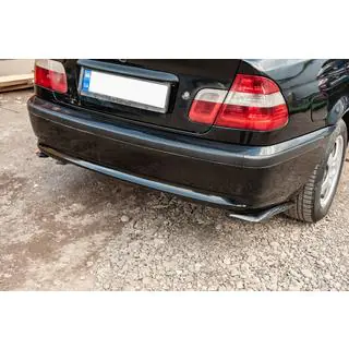 Flap universale copribumper posteriore DPT (ABS) (2pz) (Nero Lucido) foto 3
