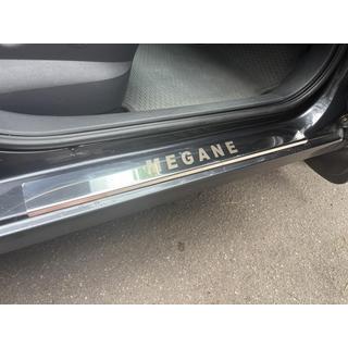 Coperture Battitacco (Carmos, 4 pz, Acciaio Inox) Renault Megane II 2004-2009 foto 4