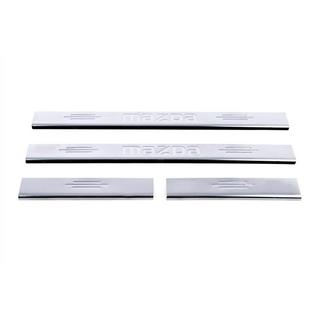 Copertura Battitacco Carmos (Acciaio Inox) V-1 Mazda 3 2009-2013 foto 1