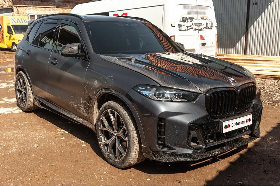 BMW X5 G05 2019–2026 Cofano in carbonio V2 (G05/F95) Foto 8