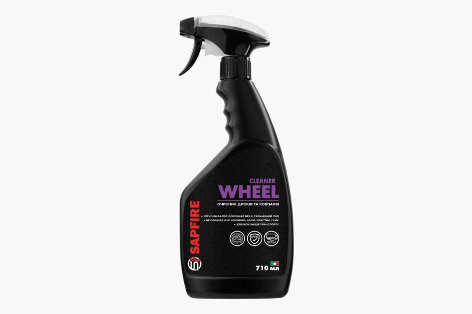 Pulitore cerchi in lega e acciaio 710 ml SAPFIRE Image