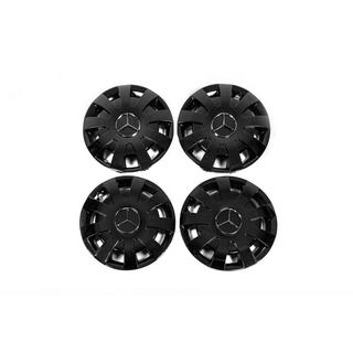 Copricerchi neri ABS (1 pezzo, set da 4) foto 1