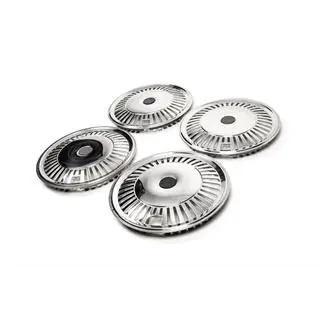 Copricerchi in acciaio inox Stella (1-anello, Set 4 pezzi) Mercedes Sprinter W907/W910 2018- foto 2