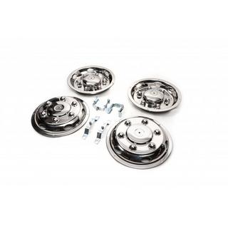 Copricerchi in acciaio inox Exclusive V2 (2 anelli, 4 pz) Mercedes Sprinter W907/W910 2018- foto 2