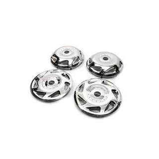 Copricerchi in acciaio inox OEM (2 anelli, 4 pz) Mercedes Sprinter W907/W910 2018- foto 2
