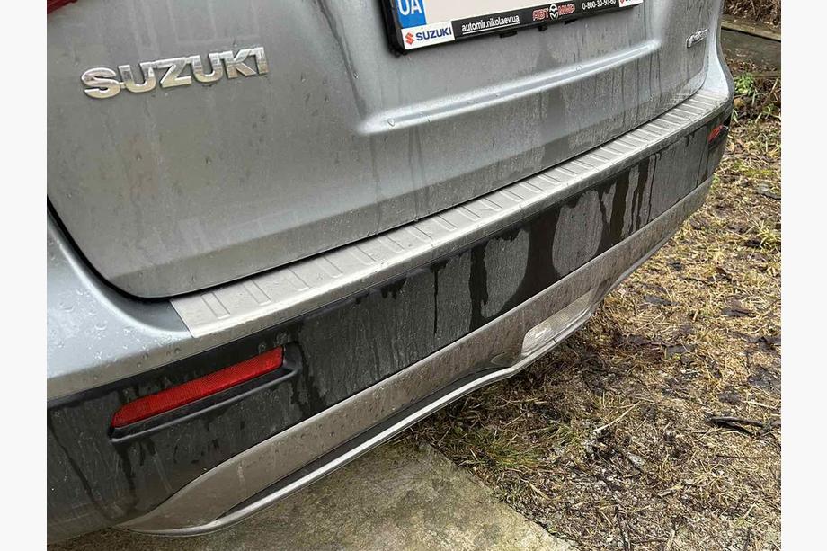 Suzuki Vitara 2015- Protezione Paraurti Posteriore Carmos Acciaio Inox Foto 1