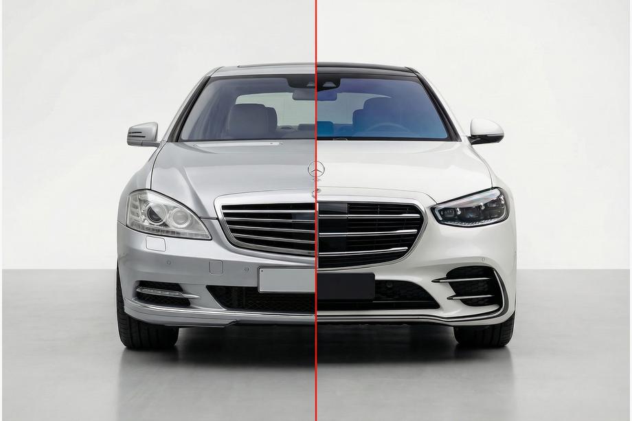 Mercedes S-class W221 2005-2013 Kit restyling per W223 AMG Line Image