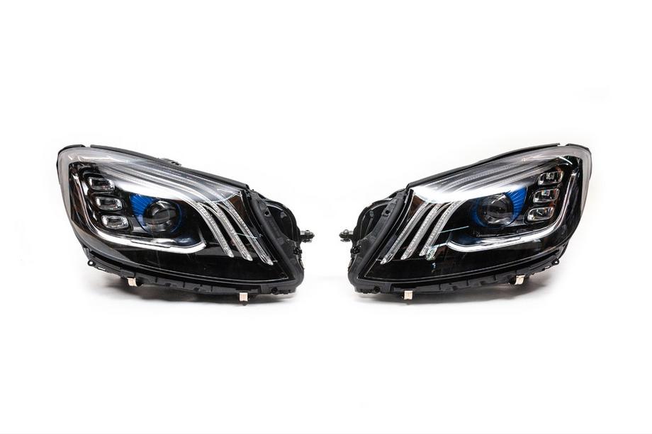 Mercedes S-class W222 2013-2022 Kit carrozzeria restyling S63 AMG-2018 Foto 3