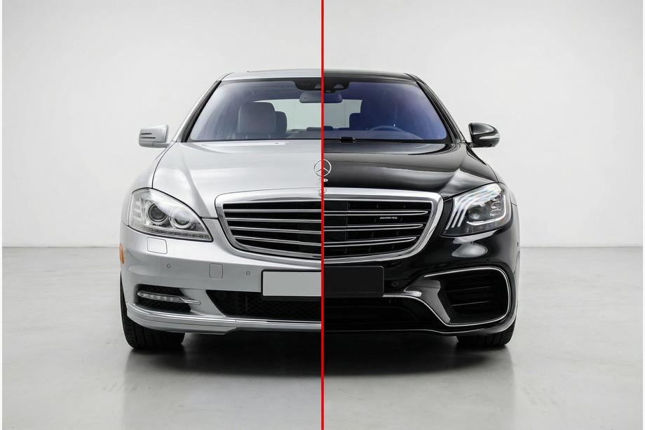 Mercedes S-class W221 2005-2013 Kit carrozzeria facelift per W222 AMG S63 Foto 1