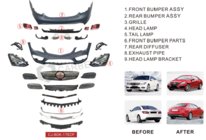 Mercedes E-class coupe C207 2010-2017 Kit Restyling AMG 2017 foto 2