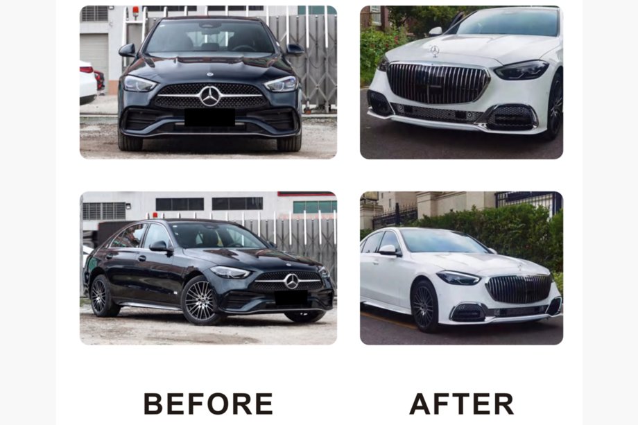 Mercedes C-class W206 2022- Paraurti anteriore completo (Maybach) Image