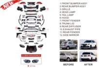 Mercedes ML W164 2005-2011 Kit restyling per W166 GLE63 AMG foto 4