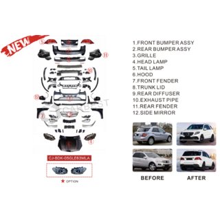 Kit restyling per W166 GLE63 AMG foto 4