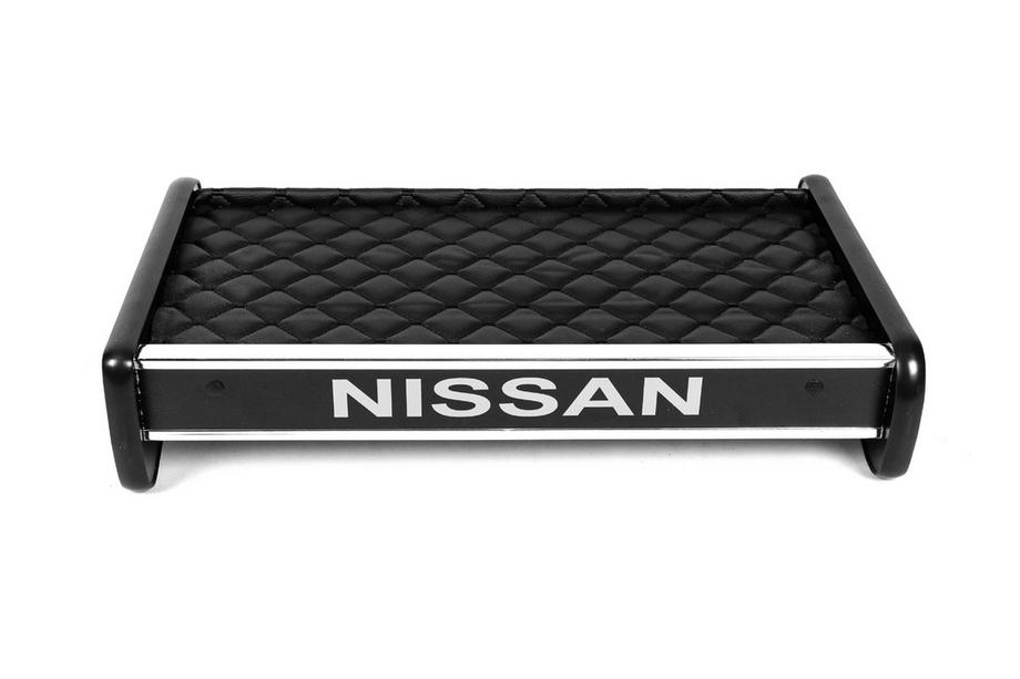 Nissan Primastar 2002-2014 Mensola cruscotto (2001-2010, Nera con cuciture nere) Image