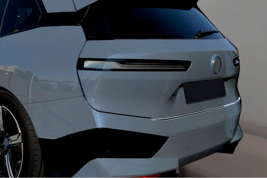BMW iX (I20) 2022- Protezione Paraurti Posteriore Carmos Acciaio Inox Foto 5