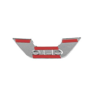Cornice Cromata Emblema Anteriore Carmos (Acciaio Inox) foto 4