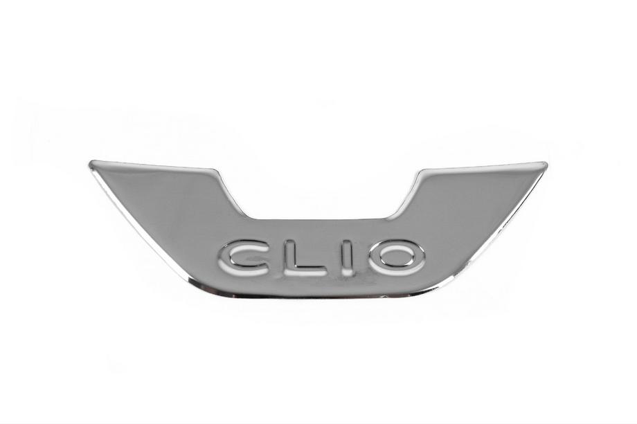 Renault Clio IV 2012-2019 Cornice Cromata Emblema Anteriore Carmos (Acciaio Inox) Foto 2