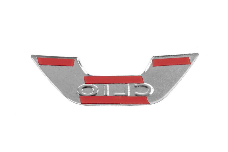 Renault Clio IV 2012-2019 Cornice Cromata Emblema Anteriore Carmos (Acciaio Inox) Foto 4