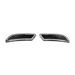 Terminali di scarico finti Carmos (2 pz, ABS+acciaio inox) Renault Megane IV 2016-2025 foto 1