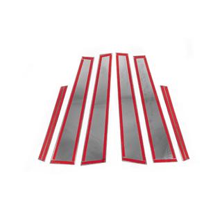 Coperture montanti porta in acciaio inox (6 pz) foto 4