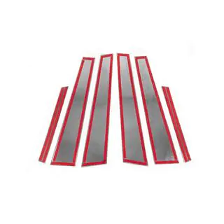 Coperture montanti porta in acciaio inox (6 pz) foto 4