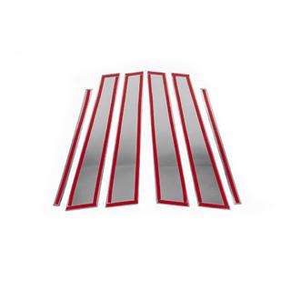 Coperture montanti porta in acciaio inox (6 pz) foto 4