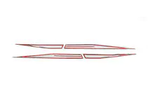 Peugeot 408 2022- Modanature Porte Acciaio Inox (4 pz) foto 4