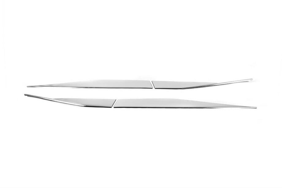 Peugeot 408 2022- Modanature Porte Acciaio Inox (4 pz) Foto 2