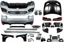 BMW Serie 5 G30/G31 2017–2023 Kit restyling con cofano e parafanghi (per M5 Competition 2021) foto 2