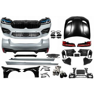 Kit restyling con cofano e parafanghi (per M5 Competition 2021) foto 2
