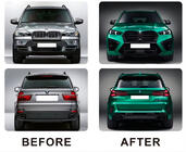 BMW X5 E70 2007-2013 Kit restyling per X5M F95 2024 foto 2