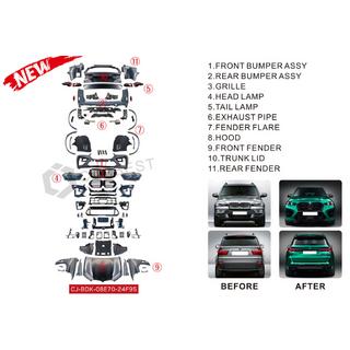 Kit restyling per X5M F95 2024 foto 3