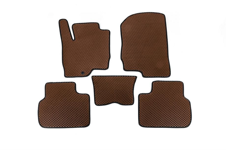 Mitsubishi Colt 2004-2012 Tappetini EVA (Marrone) Image
