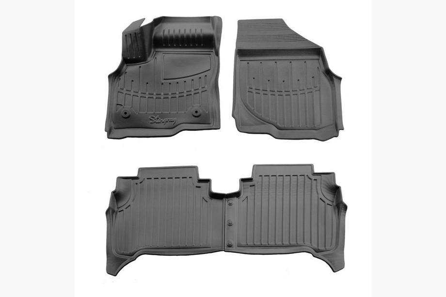 Chevrolet Bolt 2016-2023 Tappetini in gomma Stingray 3D (per EUV, 2022+, 4 pz) Image