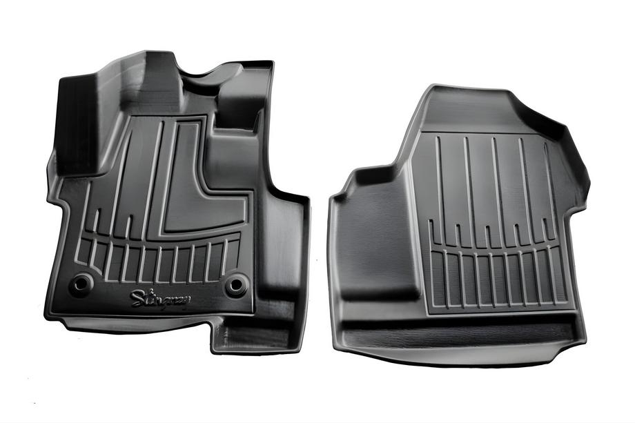 Toyota Proace 2016- Tappetini in gomma Stingray 3D (1+2, 2 pz) Image