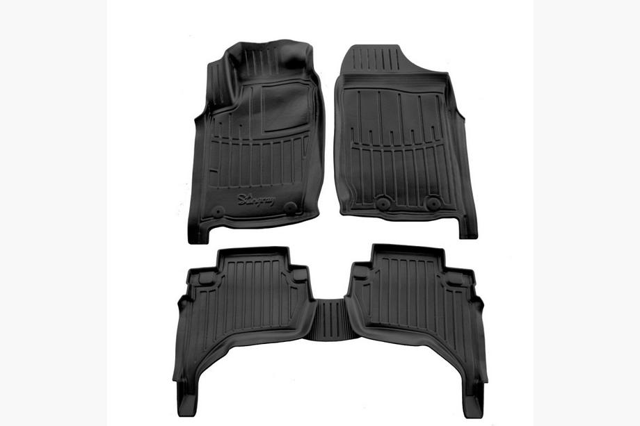 Mitsubishi L200 2006-2015 Tappetini in gomma Stingray 3D (arabic version, 5 pz) Image