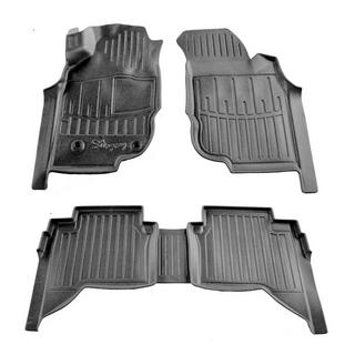 Tappetini in gomma Stingray 3D (Crew Cab, 5 pz) Toyota Hilux 2006-2015