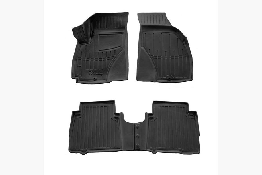 Hyundai Santa Fe 1 2000-2006 Tappetini in gomma Stingray 3D (4 pz) Foto 1