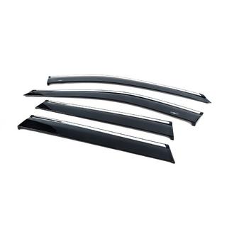Deflettori finestrini con profilo cromato (4 pz, HIC) Nissan X-trail T33/Rogue 2022- foto 2