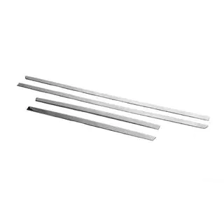 Modanature Universali per Porte 90/58 x 2,5cm (4 pz, Acciaio Inox) foto 2
