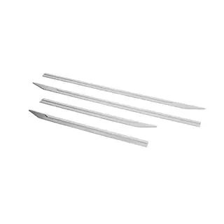 Modanature universali per porte in acciaio inox 94,5/62 x 4 cm (4 pz) foto 1