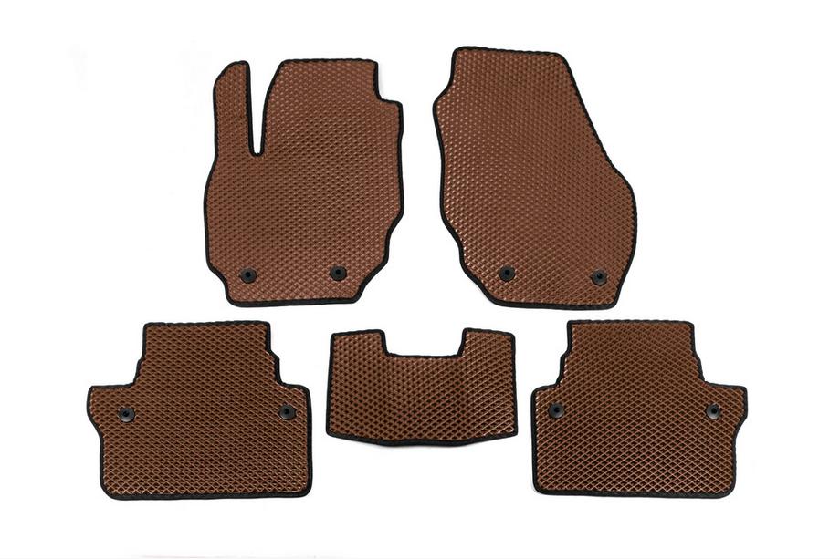 Volvo XC70 2007-2013 Tappetini EVA (Marrone) Image