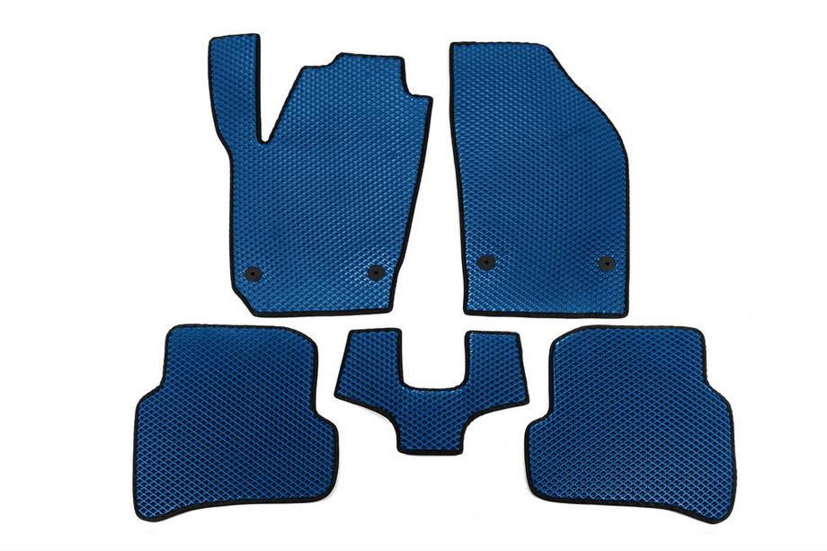 Skoda Fabia 2014-2021 Tappetini EVA (Blu) Image