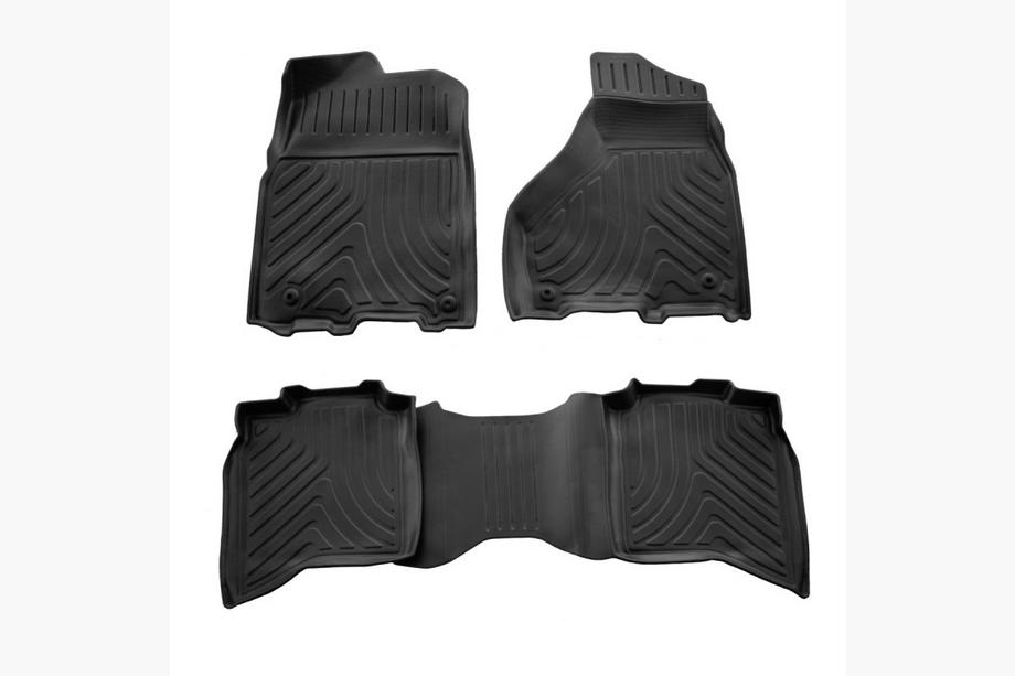 Dodge RAM (DS/DJ/D2) 2009–2024 Tappetini in Gomma Stingray 3D (Crew cab, 2009-2018, 4 pz) Image
