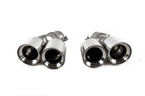 BMW Serie 5 G30/G31 2017–2023 Terminali di scarico M5 Silver (2 pz) foto 2