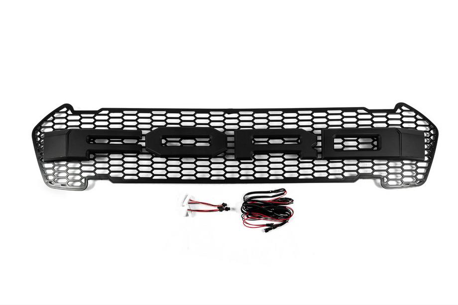 Ford Ranger 2011–2022 Griglia Anteriore (2015-2018, Nero, LED) Foto 1