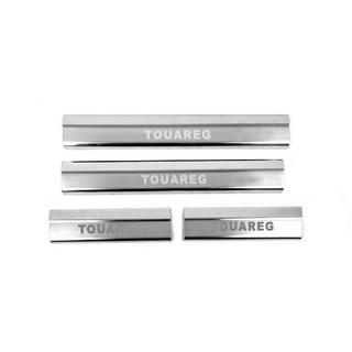 Coprisoglia Carmos V2 (4 pz, Acciaio Inox) Volkswagen Touareg 2010-2018 foto 1