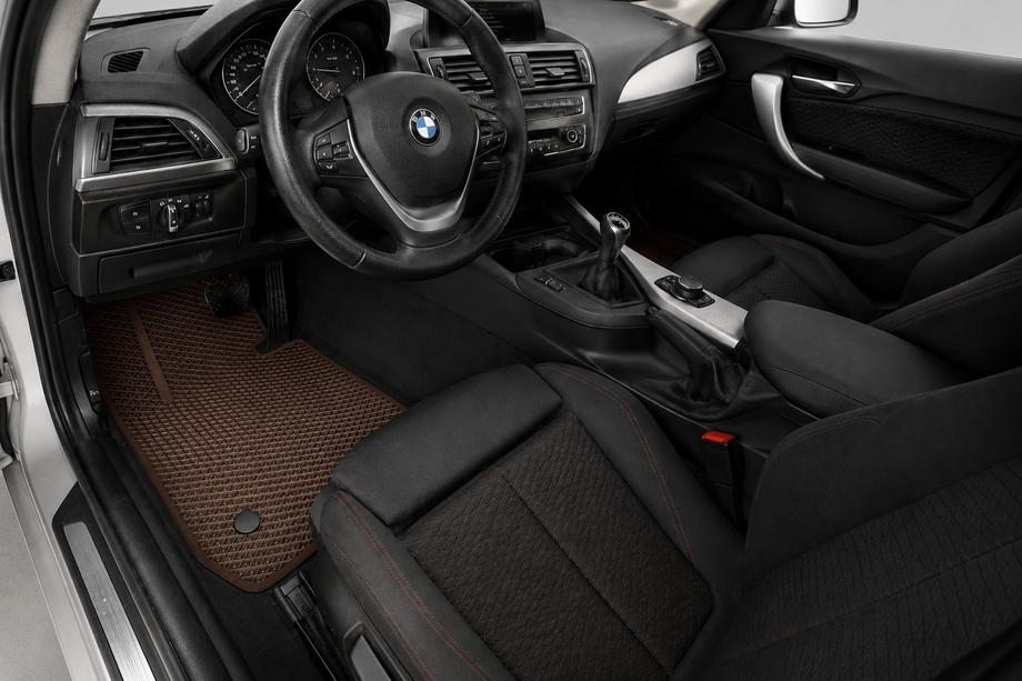BMW 1 Series F20/F21 2011-2019 Tappetini EVA (Marrone) Image